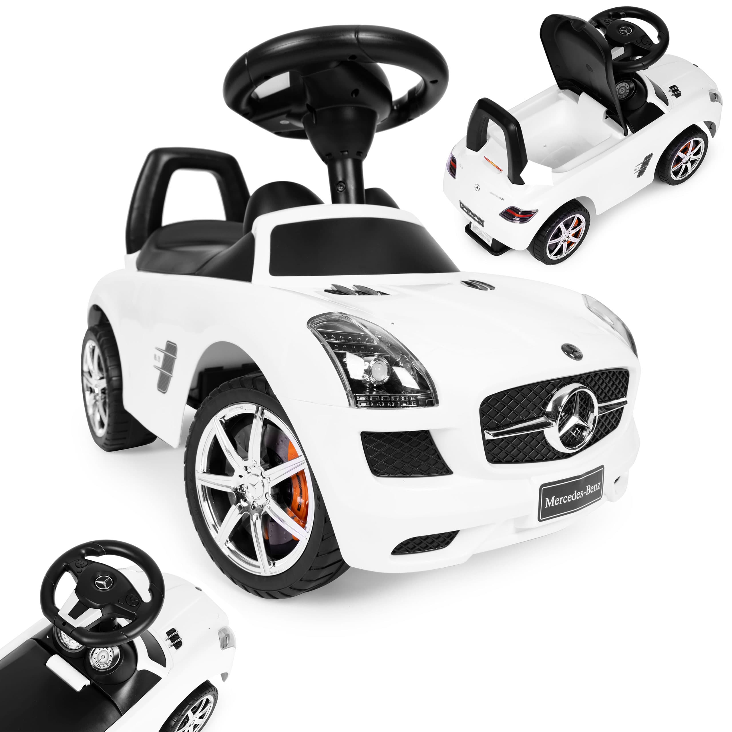 Jeździk dla dzieci Mercedes SLS AMG biały