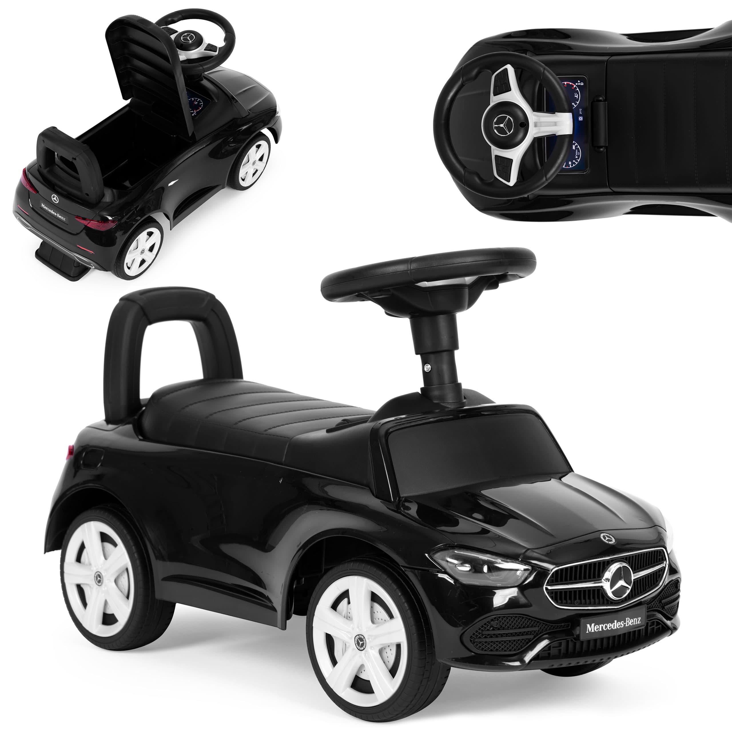 Jeździk autko Mercedes C CLASS czarny
