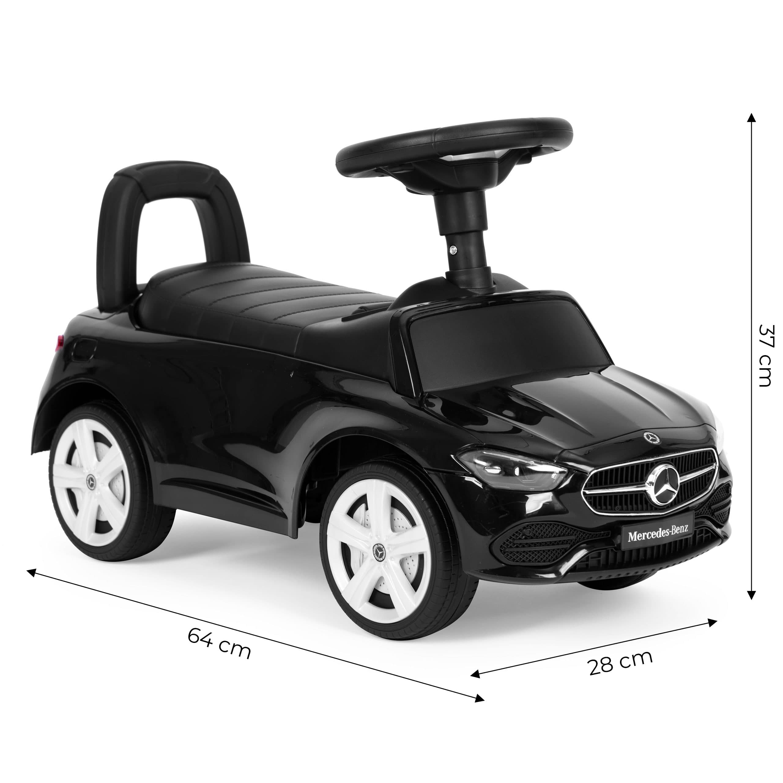 Jeździk autko Mercedes C CLASS czarny