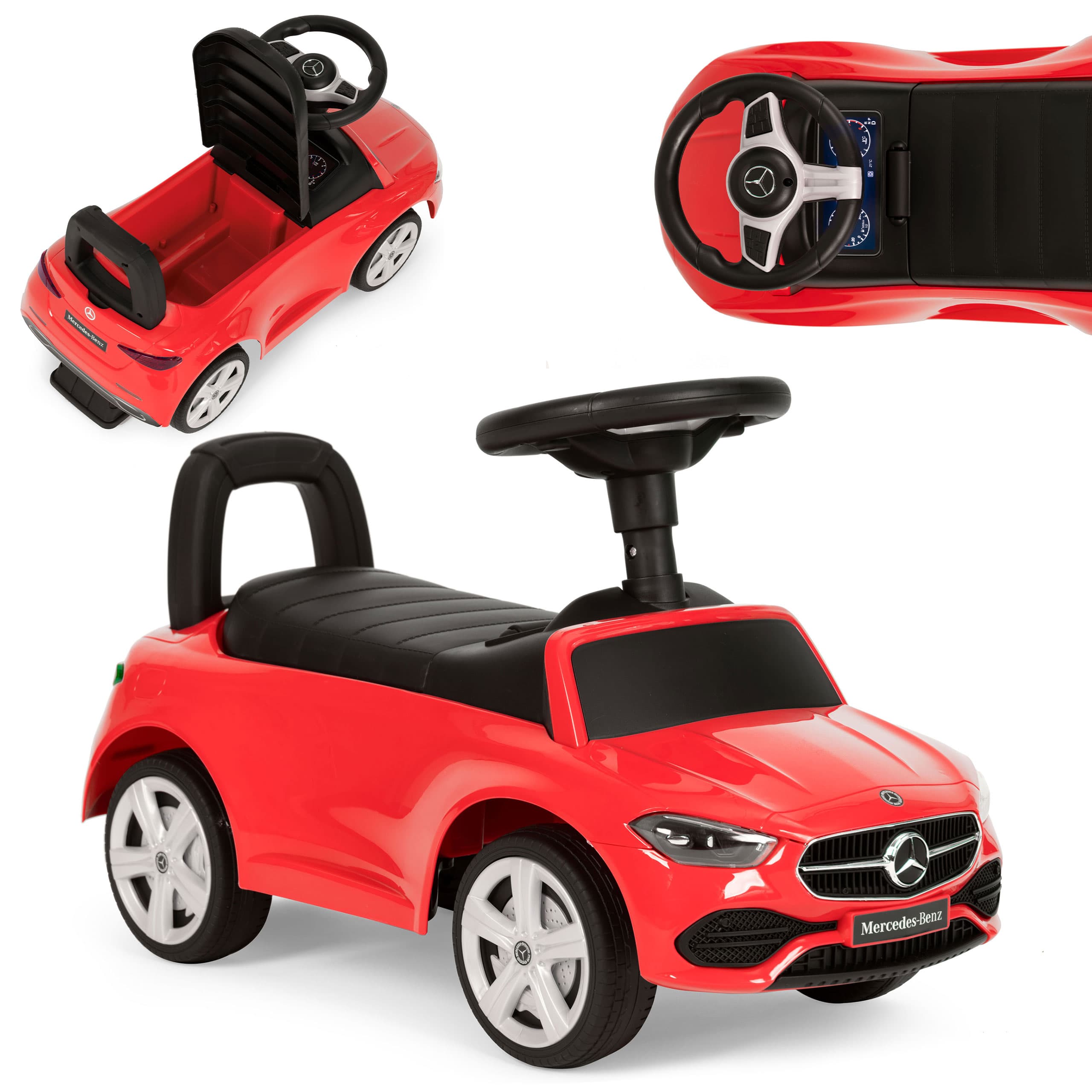 Jeździk autko Mercedes C CLASS czerwony