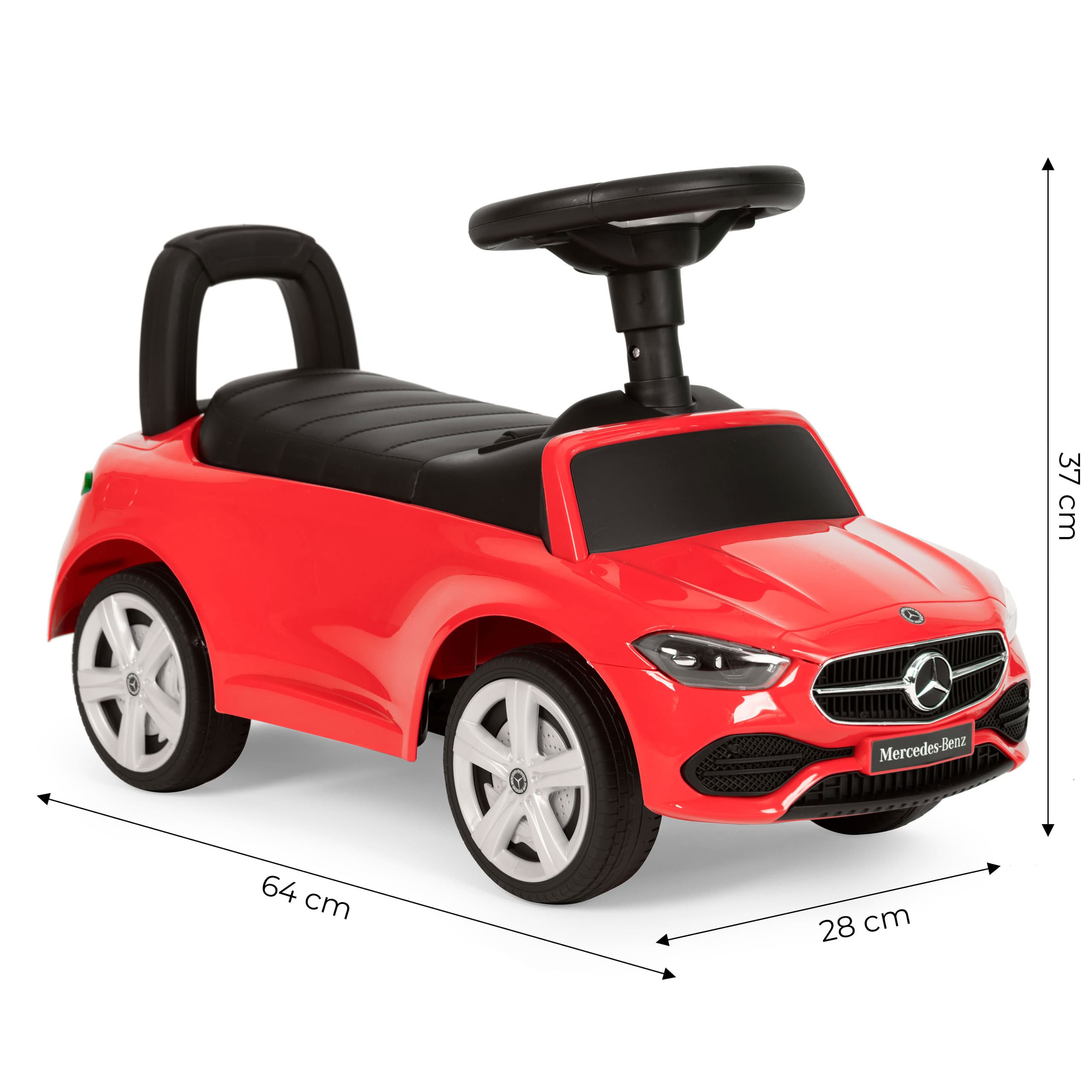 Jeździk autko Mercedes C CLASS czerwony