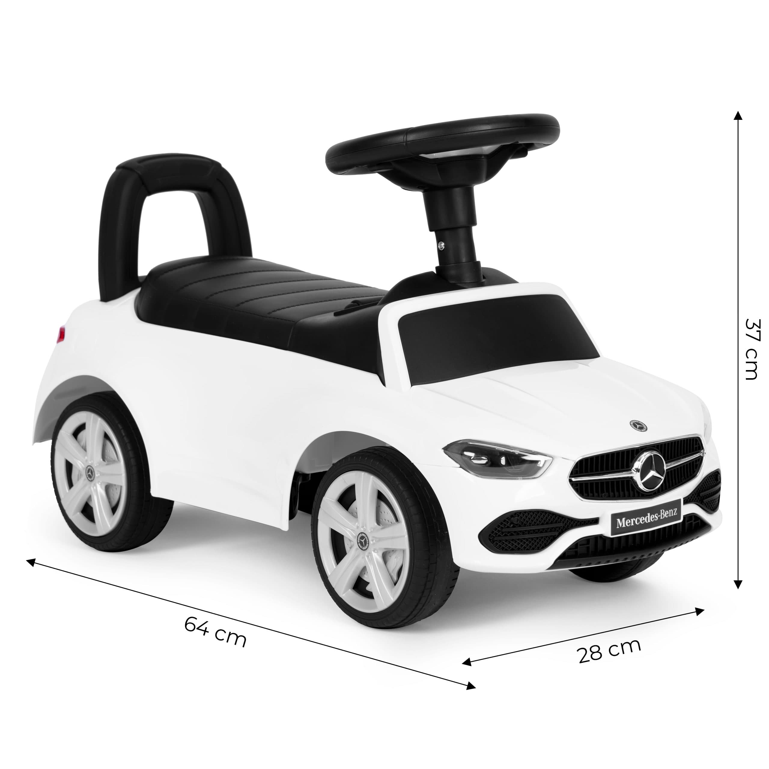 Jeździk autko Mercedes C CLASS biały