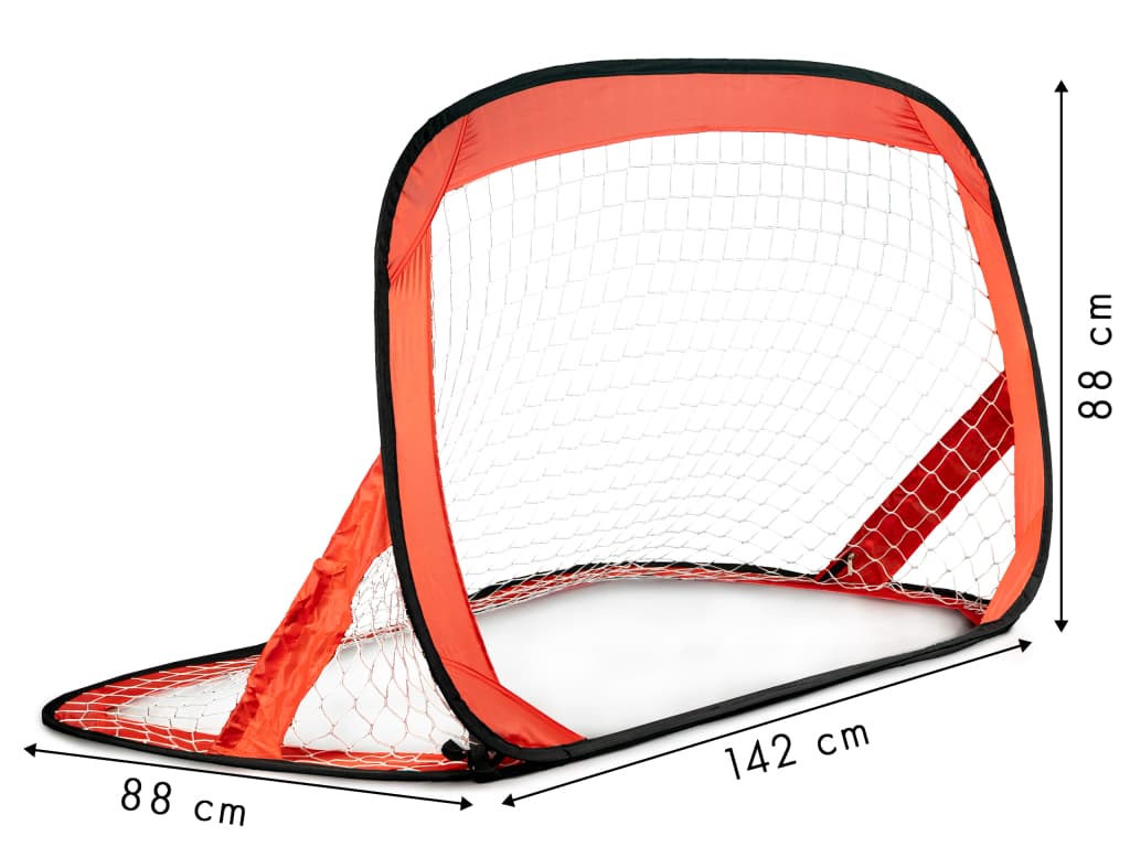 Dwie bramki do piłki nożnej dla dzieci 142 cm