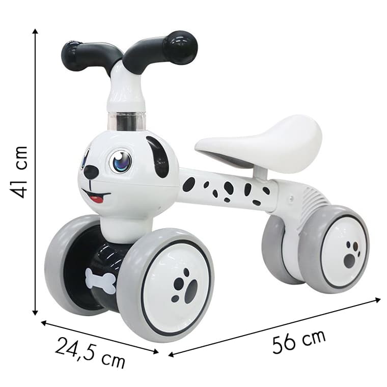 Rowerek biegowy Piesek 4 koła ECOTOYS