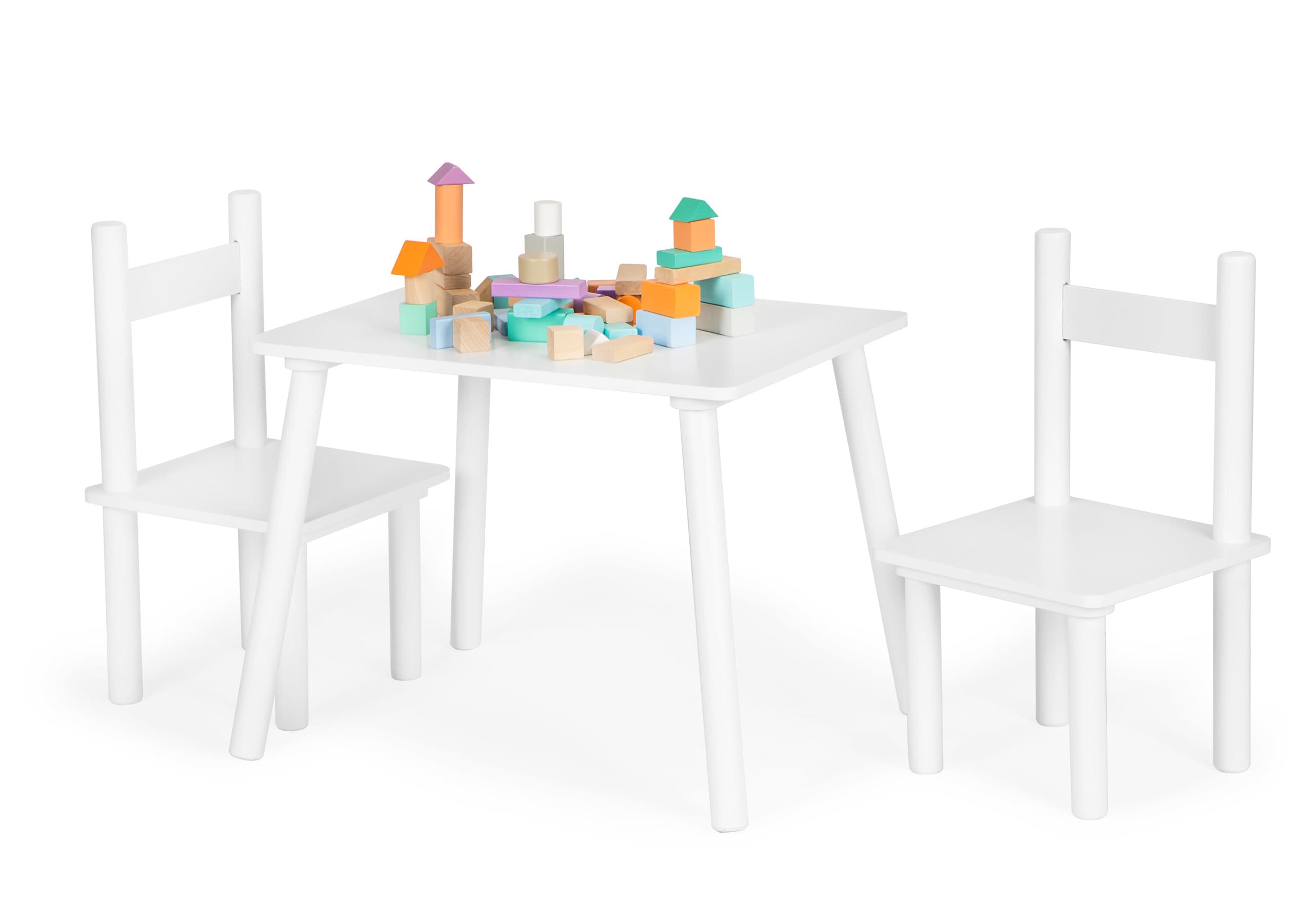 Stół stolik +2 krzesła dla dzieci komplet ECOTOYS