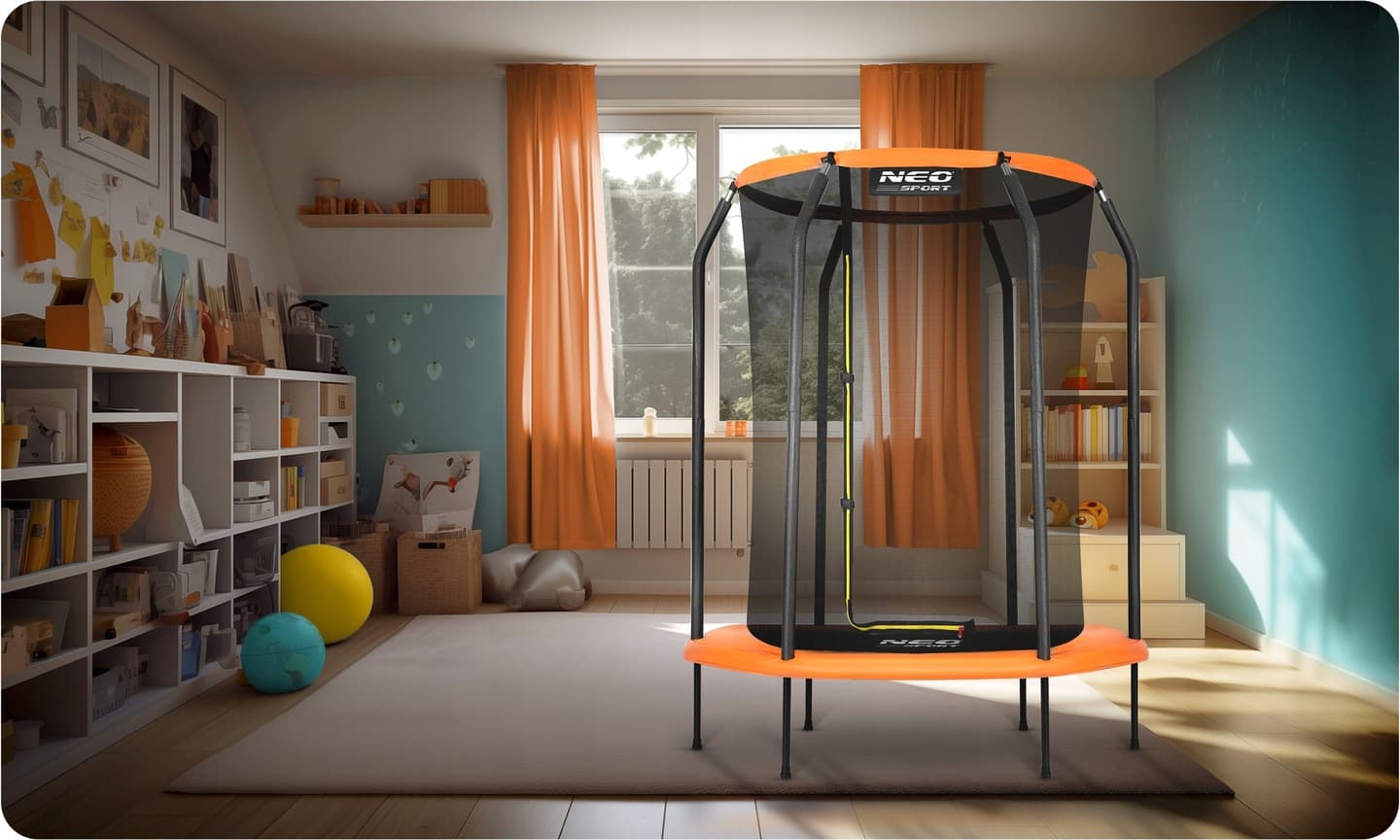 TRAMPOLINA OGRODOWA REKREACYJNA 152 CM DO DOMU
